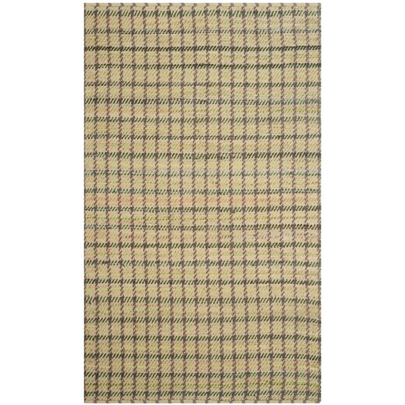 Safavieh Cape Cod 4' X 6' Hand Woven Rug in Green and Natural