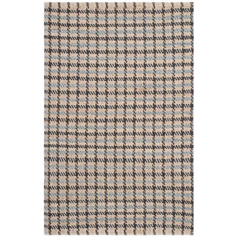 Safavieh Cape Cod 3' X 5' Hand Woven Rug in Gray and Natural