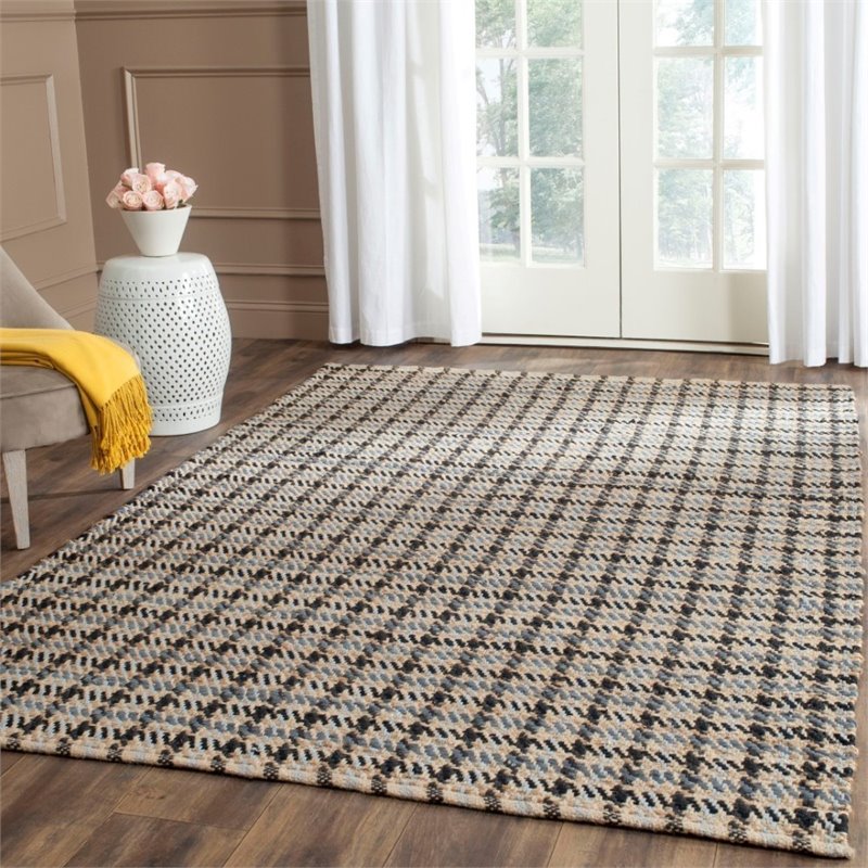 Safavieh Cape Cod 5' X 8' Hand Woven Rug in Gray and Natural