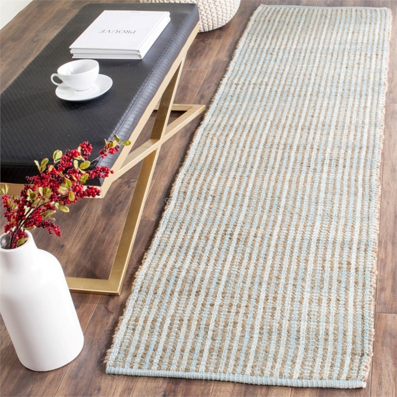 Safavieh Cape Cod 6' Square Hand Woven Rug in Green