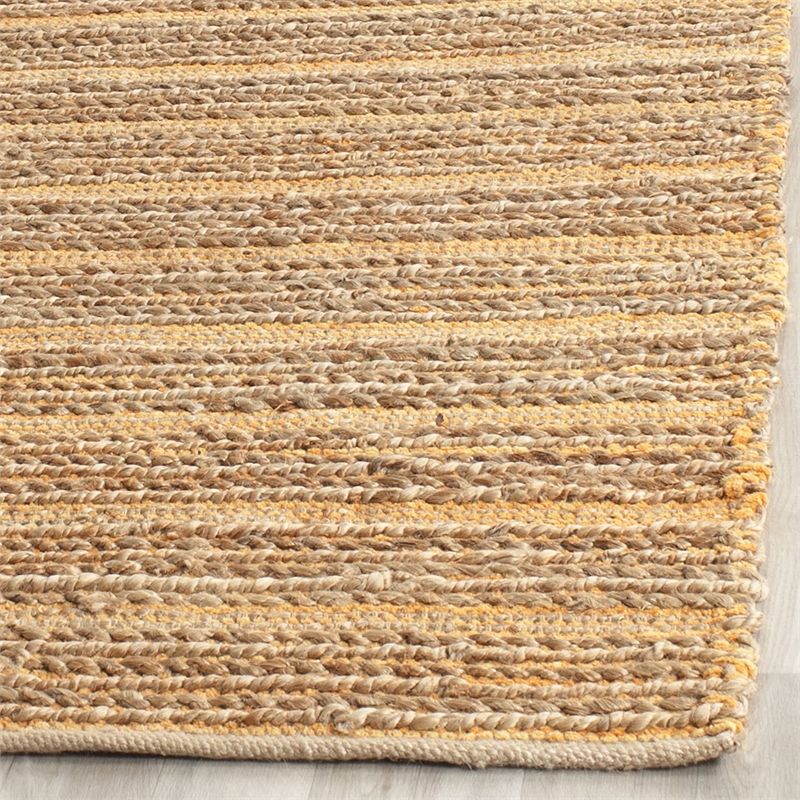 Safavieh Cape Cod 6' Square Hand Woven Rug in Orange