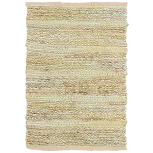 Safavieh Cape Cod 2' X 3' Hand Woven Jute and Cotton Rug in Green