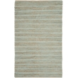 Safavieh Cape Cod 6' X 9' Hand Woven Jute and Cotton Rug in Aqua