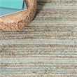 Safavieh Cape Cod 6' X 9' Hand Woven Jute and Cotton Rug in Aqua
