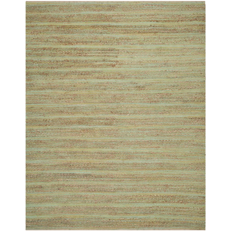 Safavieh Cape Cod 9' X 12' Hand Woven Jute and Cotton Rug in Aqua