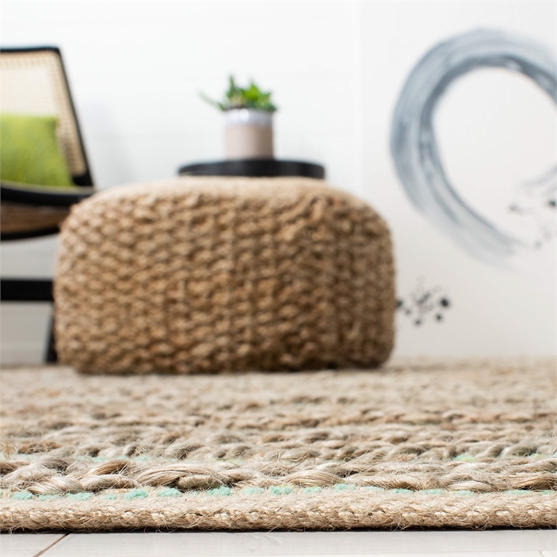 Safavieh Cape Cod 2' X 3' Hand Woven Jute and Cotton Rug in Light Pink