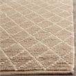 Safavieh Cape Cod 4' X 6' Hand Woven Jute Rug in Natural and Ivory