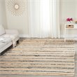 Safavieh Cape Cod 5' X 8' Hand Woven Rug in Natural and Black