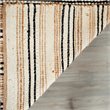 Safavieh Cape Cod 5' X 8' Hand Woven Rug in Natural and Black