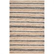 Safavieh Cape Cod 5' X 8' Hand Woven Rug in Natural and Black