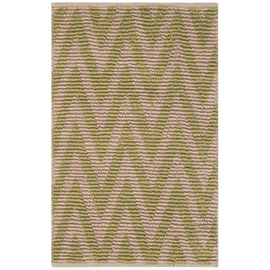 Safavieh Cape Cod 2'3&quot X 3'9&quot Hand Woven Rug in Natural and Green