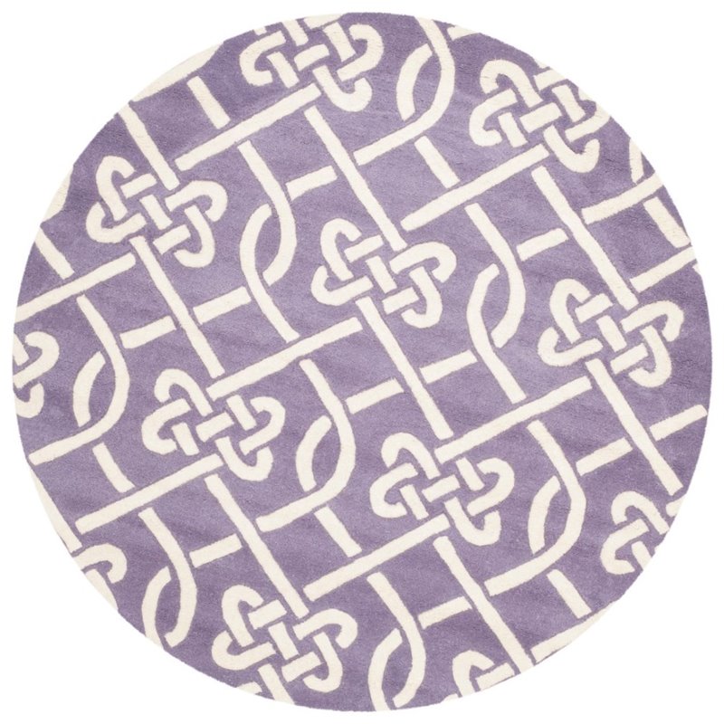 Safavieh Chatham 5' Round Hand Tufted Wool Rug
