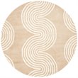 Safavieh Chatham 8' X 10' Hand Tufted Wool Rug in Beige and Ivory
