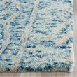 Safavieh Chatham 3' X 5' Hand Tufted Wool Rug in Blue and Ivory