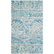 Safavieh Chatham 6' X 9' Hand Tufted Wool Rug in Blue and Ivory