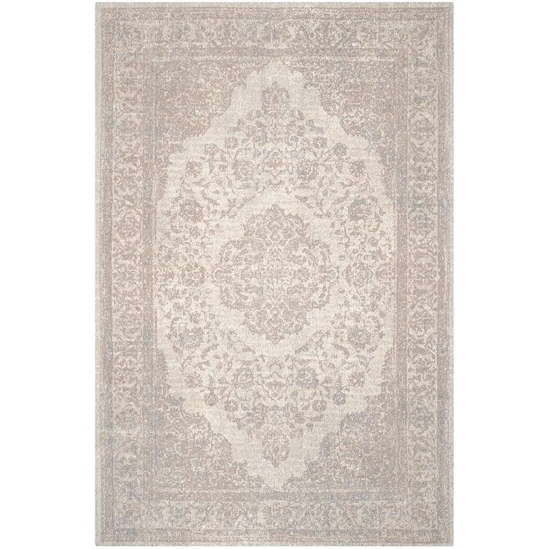 Safavieh Classic Vintage 3' X 5' Power Loomed Cotton Rug in Beige