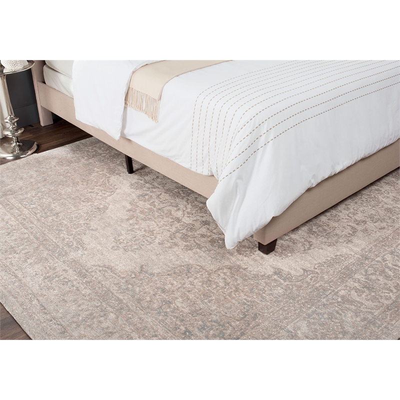 Safavieh Classic Vintage 9' X 12' Power Loomed Cotton Rug in Beige