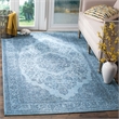 Safavieh Classic Vintage 3' X 5' Power Loomed Cotton Rug in Blue