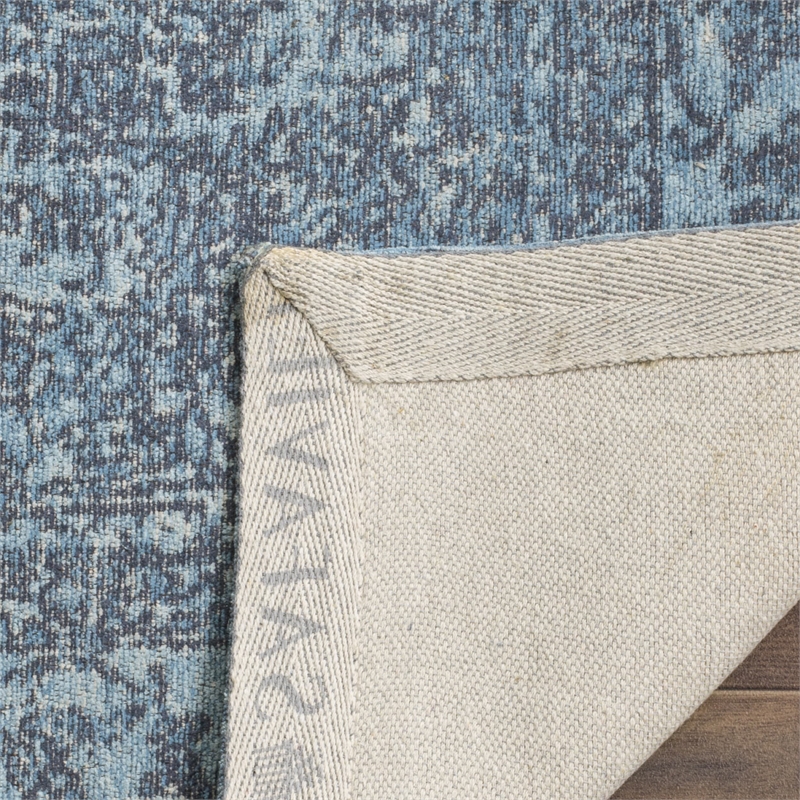 Safavieh Classic Vintage 8' X 10' Power Loomed Cotton Rug in Blue