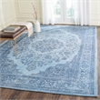Safavieh Classic Vintage 9' X 12' Power Loomed Cotton Rug in Blue