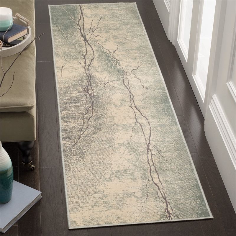 Safavieh Constellation Vintage 2' X 3' Power Loomed Rug in Light Gray