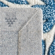 Safavieh Capri 5' X 8' Hand Tufted Wool Pile Rug in Ivory and Blue