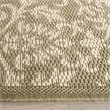 Safavieh Courtyard 9' X 12' Power Loomed Rug in Olive and Natural