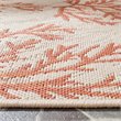 Safavieh Courtyard 9' X 12' Power Loomed Rug in Beige and Terracotta