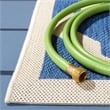 Safavieh Courtyard 9' X 12' Power Loomed Rug in Blue and Beige