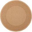 Safavieh Courtyard 9' X 12' Power Loomed Rug in Natural and Gold