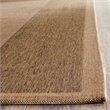 Safavieh Courtyard 9' X 12' Power Loomed Rug in Natural and Gold