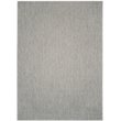 Safavieh Courtyard 9' X 12' Power Loomed Rug in Gray and Navy