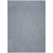 Safavieh Courtyard 8' X 11' Power Loomed Rug in Navy and Gray