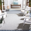 Safavieh Courtyard 8' X 11' Power Loomed Rug in Gray and Gray