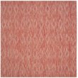 Safavieh Courtyard 9' X 12' Power Loomed Rug in Red and Red