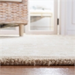 Safavieh Dip Dye 10' X 14' Hand Tufted Wool Rug in Beige and Ivory
