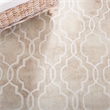 Safavieh Dip Dye 10' X 14' Hand Tufted Wool Rug in Beige and Ivory