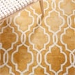 Safavieh Dip Dye 3' X 5' Hand Tufted Wool Pile Rug in Gold and Ivory