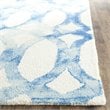Safavieh Dip Dye 5' X 8' Hand Tufted Rug in Ivory and Blue