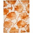 Safavieh Dip Dye 2' X 3' Hand Tufted Rug in Ivory and Orange