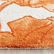 Safavieh Dip Dye 5' X 8' Hand Tufted Rug in Ivory and Orange