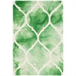 Safavieh Dip Dye 3' X 5' Hand Tufted Rug in Green and Ivory
