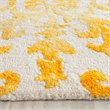 Safavieh Dip Dye 2' X 3' Hand Tufted Rug in Ivory and Gold