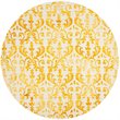 Safavieh Dip Dye 2' X 3' Hand Tufted Rug in Ivory and Gold