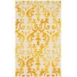 Safavieh Dip Dye 8' X 10' Hand Tufted Rug in Ivory and Gold