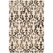 Safavieh Dip Dye 2' X 3' Hand Tufted Rug in Ivory and Chocolate