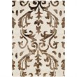 Safavieh Dip Dye 2' X 3' Hand Tufted Rug in Ivory and Chocolate