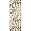 Safavieh Dip Dye 3' X 5' Hand Tufted Rug in Ivory and Chocolate
