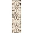 Safavieh Dip Dye 3' X 5' Hand Tufted Rug in Ivory and Chocolate