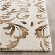 Safavieh Dip Dye 4' X 6' Hand Tufted Rug in Ivory and Chocolate